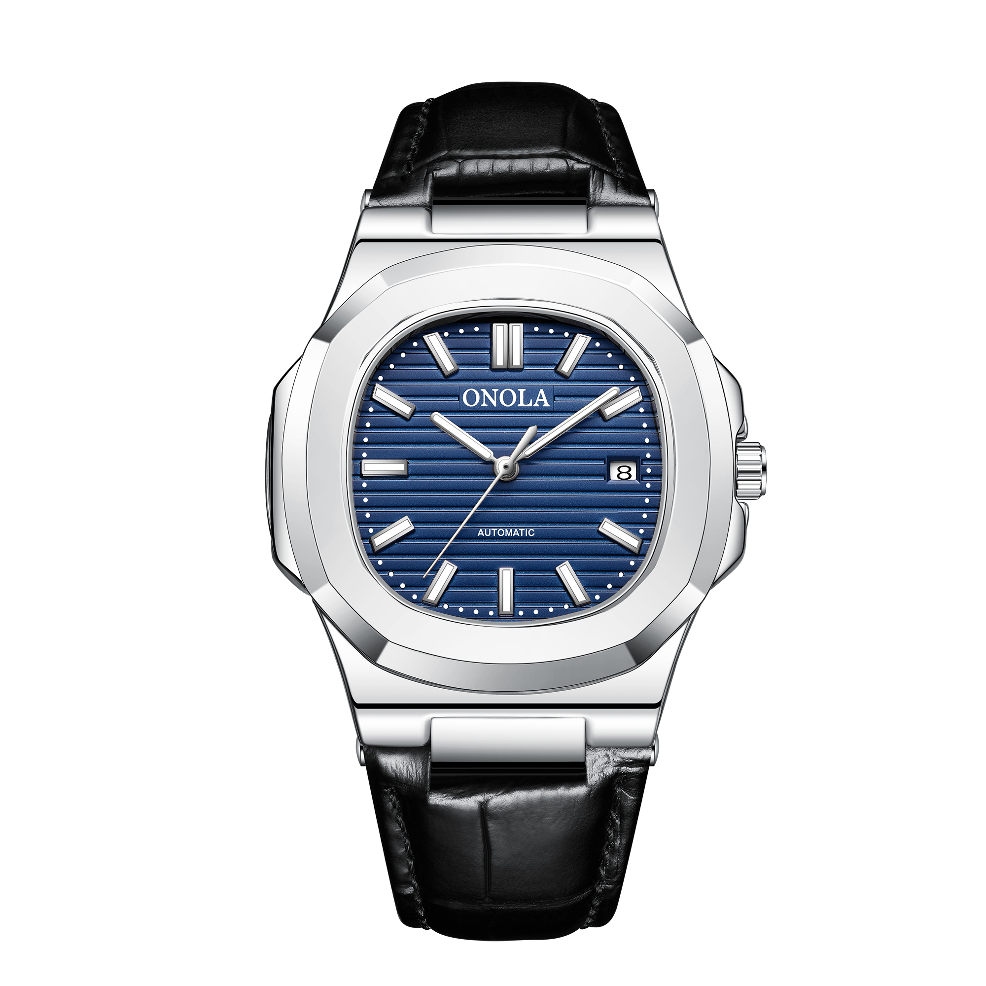 silver blue black