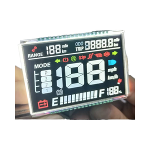 Piccola dimensione TN Custom Display LCD 7 segmento monocromatico Lcd tipo quadrato modulo tachimetro per moto schermo LCD personalizzato - Product Image 1