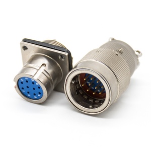 IP67 M12连接器防水2/3引脚电气连接铜合金公/母形状，用于航空航天电源/印刷电路板 - Product Image 6