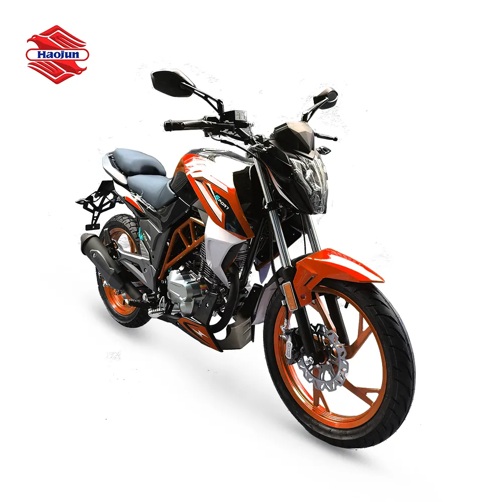 Haojun Ak150 Supper Keren Dapat Disesuaikan Otomatis Ak150 Moto Sepeda Chopper Sepeda Motor Sepeda