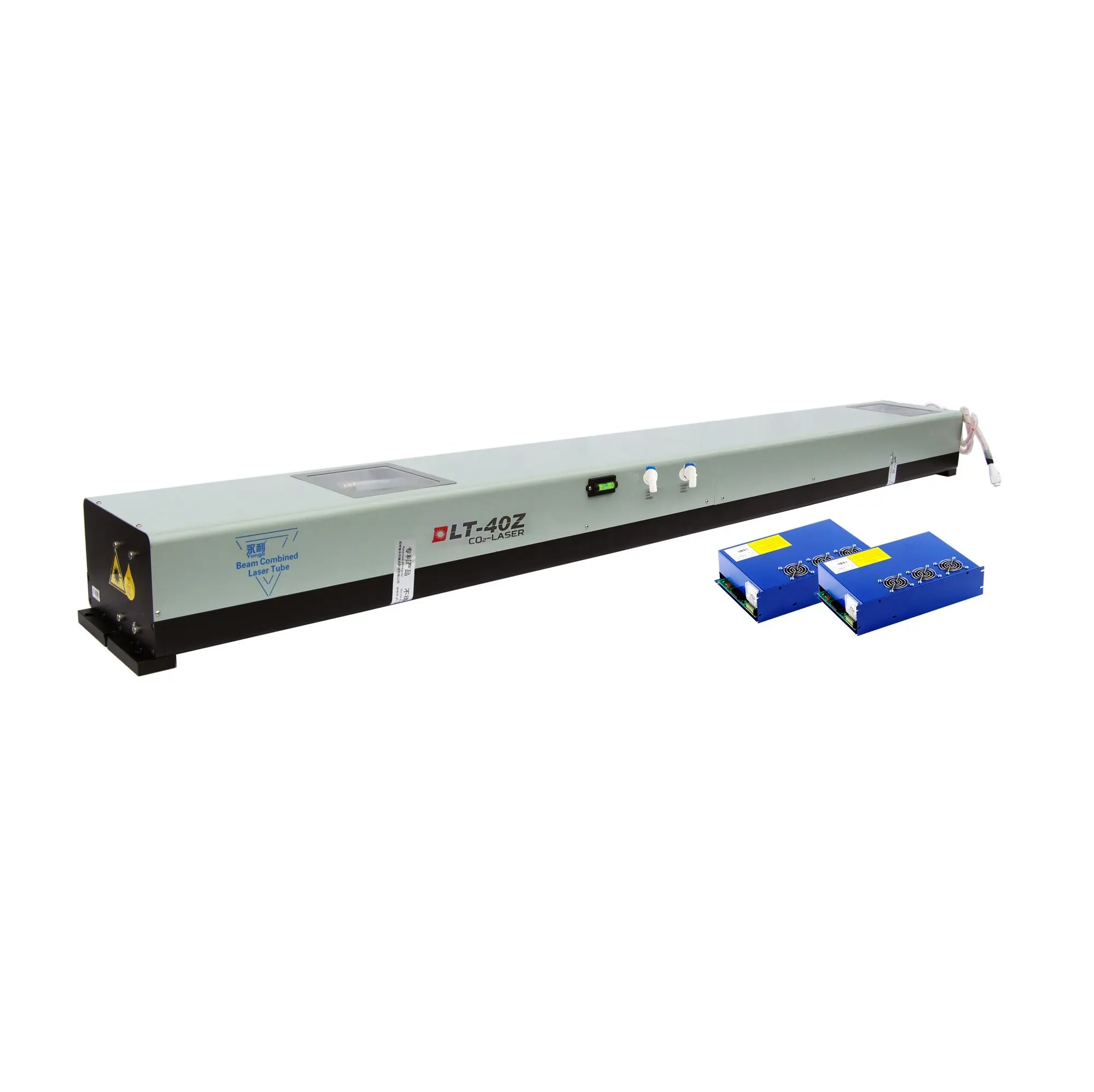 Yongli DLT-300p 200W 250w 300w 400w metal co2 laser tube for laser cutting machine