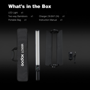 超级质量为Godox LC500R RGB全彩LED灯棒手持带遥控照相灯的补光灯 - Product Image 5