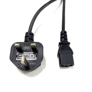 5FT UK to C13 Power Cord England Plug to IEC C13 for <strong>Computer</strong>&amp;Monitor Power Cable - Product Image 2