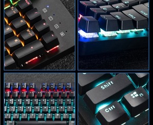 OEM104キー有線高DPI RGB緑軸キーボードとマウスセット - Product Image 3