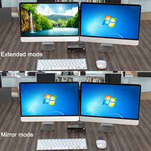 DP Dual-channel <strong>KVM</strong> <strong>Switch</strong> 2-<strong>Switch</strong> 2-PC Host DP Interface Keyboard Mouse Shared Display