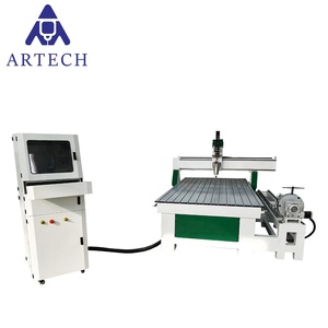 Typ3 Software Holz bearbeitung 3D CNC Router Rotations gravur maschine