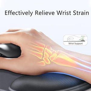 Da đàn hồi thân thiện với Tùy chỉnh chuột <span class=keywords><strong>Pad</strong></span> văn phòng phím tắt cổ tay giảm đau cho máy tính xách tay người dùng mous mat - Product Image 4