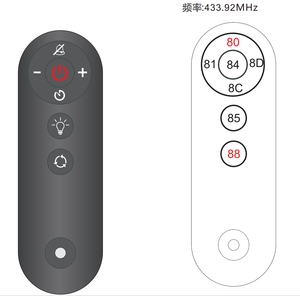 <strong>IR</strong> RF <strong>Remote</strong> Controller for Smart Home Equipment Control 3keys <strong>remote</strong> control 6keys 7keys - Product Image 3