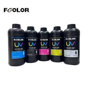 FCOLOR Digital <strong>Offset</strong> Printing LED UV <strong>Transfer</strong> Film <strong>INK</strong> for I1600 Xp600 I3200 Tx800 Dx5 Dx7 Printer