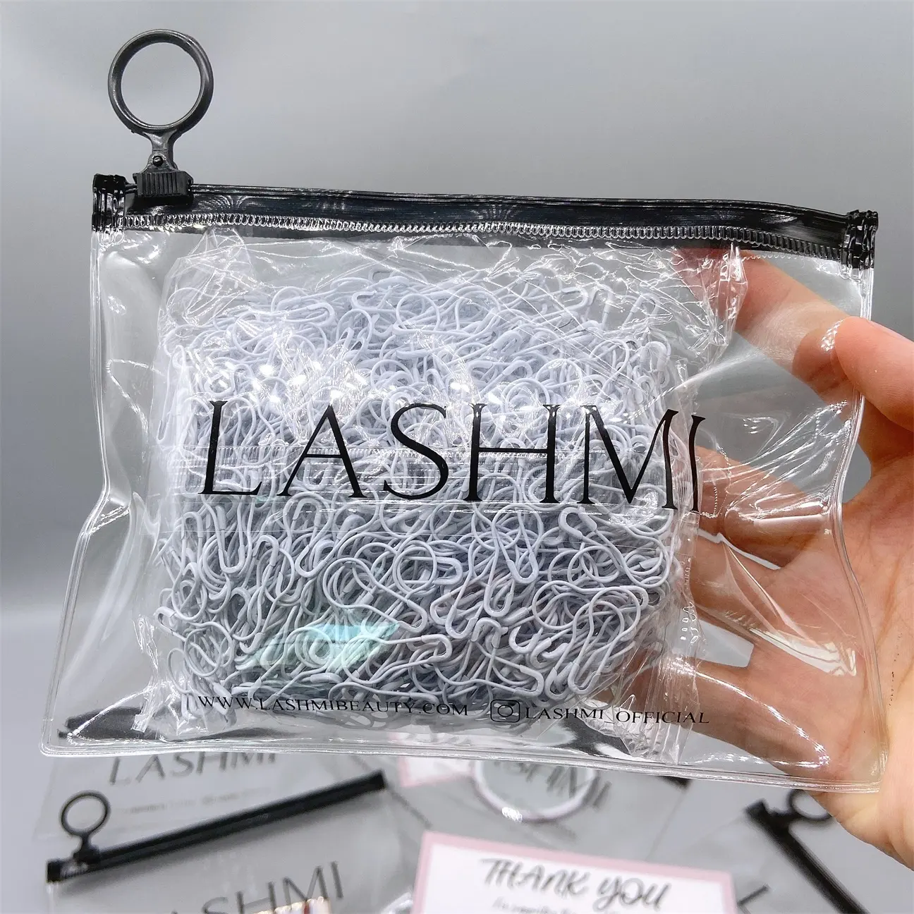 Custom Design Storage Bags Large Zipper Holographic Zip lock Bag Transparent Pvc Cosmetic Bags With Zipper