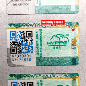 Custom Printing Die Cut Authenticity <strong>Verification</strong> Tamper Proof Label Sticker Scratch Off Stickers with Qr <strong>Code</strong> - Product Image 6
