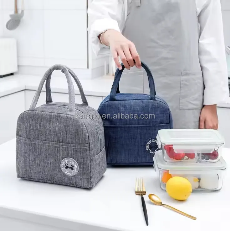 Personnalisé Cool Boîte À Lunch Sac De Bureau École Isolé Femmes Hommes Sacs À Lunch Fourre-Tout En Nylon Enfants Thermique Sac À Lunch Pour Enfants