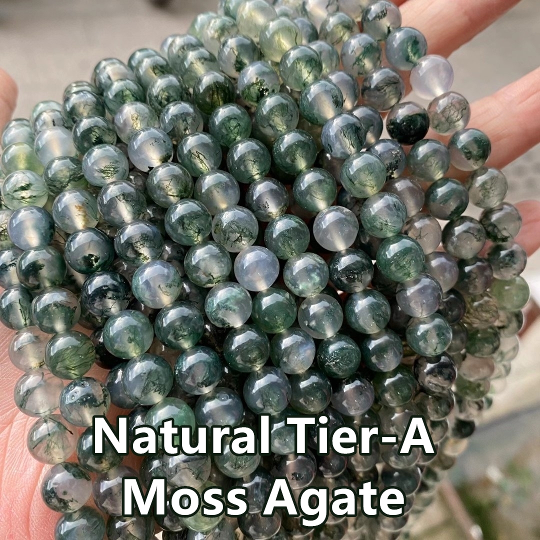 Natural Tier-A Moss Agate