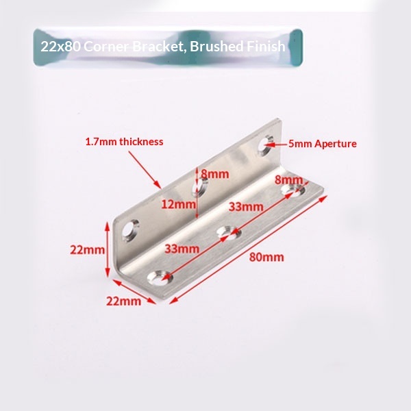Brushed color 22mm * 80mm