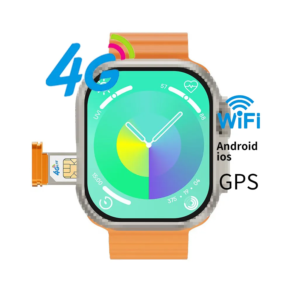 GS Ultra 4G 2023 hombre Android smart watch 4G sim karte wifi GPS wasserdicht montre connecté s8 ultra 8 watch 4G smartwatch