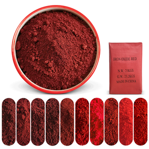 Parlak hızlı dağılım kırmızı demir oksit hammadde/tuğla/açacağı/beton/boya için kırmızı demir oksit pigmenti - Product Image 1