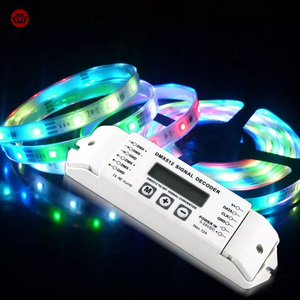 Controlador de iluminación digital dmx a spi, pantalla LCD de modo esclavo Maestro de conducción IC, compatible con varios controladores