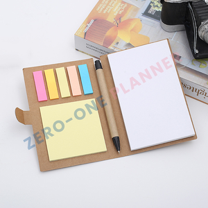 Juego de papel de notas pequeñas al por mayor personalizado con bolígrafo Mini Bloc de notas de índice y Bloc de notas autoadhesivo Bloc de notas - Product Image 2
