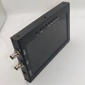 Gannyin 12V 7英寸SDI显示器AHD + CVI + TVI + CVBS 4合1薄膜晶体管液晶黑色金属外壳开放式机柜安装，带BNC接口 - Product Image 4