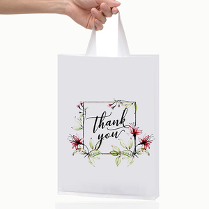 गर्म बिक्री उच्च गुणवत्ता कस्टम धन्यवाद प्लास्टिक पैकेजिंग बैग लोगो के साथ कपड़े खरीदारी बैग के लिए - Product Image 6