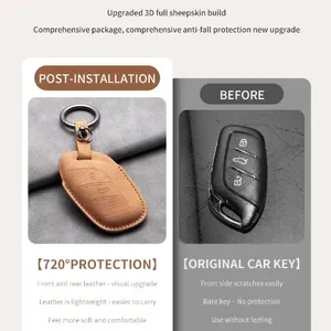 3 Buttons Car Remote <strong>Key</strong> Case Cover for MG4 2023 Mg6 Ev <strong>MG</strong> HS GT <strong>ZS</strong> EV ZX MG5 for Roewe RX3 RX5 RX8 ERX5 I6 I5 Leather <strong>Key</strong> Fob - Product Image 4