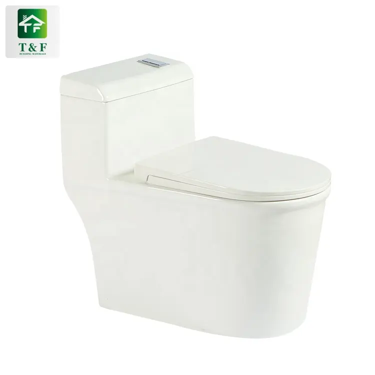 Avrupa ucuz yeni tasarım su dolap sifonlu tuvalet sıhhi tesisat, seramik zemin üstü tek parça tuvalet kase