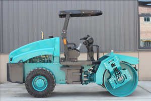 5-тонный Вибрационный Ролик 55 Гц частота вибрации 0-14 км/ч ходовой скорости один барабан - Product Image 4