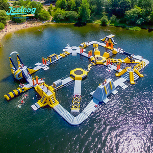 Водные игрушки Jooloog, надувной аквапарк, Уличное оборудование, плавающий остров для озера - Product Image 3