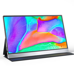 Venta caliente Monitor de computadora LED portátil de 15,6 pulgadas con 60Hz 4K IPS y 1080P Full HD USB Tipo-C Puerto para negocios y juegos - Product Image 3