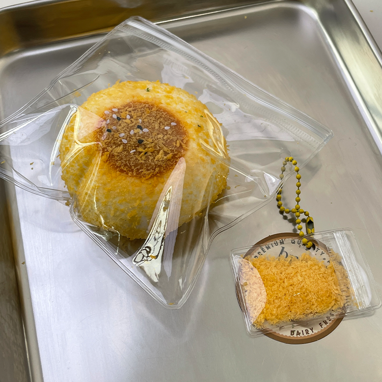 Giocattolo squishy a forma di torta fritta