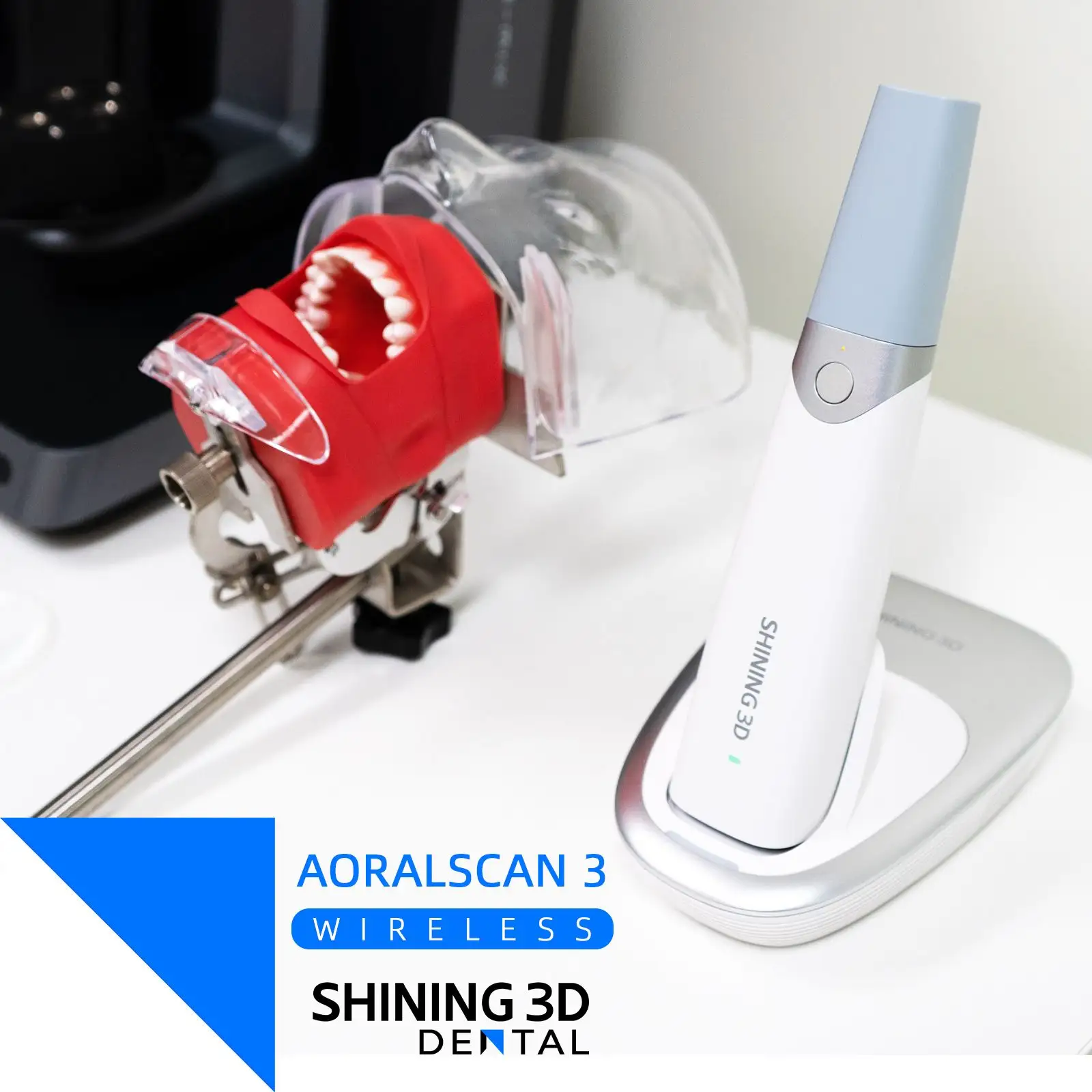 Aoralscan 3 Escáner dental inalámbrico brillante CAD CAM AI Escáner intraoral digital 3D