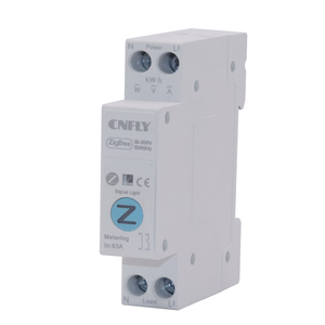 CNFLY-Interruptor inteligente ZigBee con temporizador, Kwh medidor de energía, disyuntor en miniatura para uso doméstico, control de medición Tuya