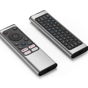 X9 2.4G hava fare klavye ile uzaktan kumanda alüminyum alaşım kabuk ses asistanı hava fare 2.4G alıcı uzaktan kumanda - Product Image 3