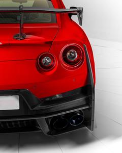 100% フィットカーボンファイバーボディキット日産GTR R35フェイスリフト2024スタイルNismo自動車部品フロントリアバンパースポイラー