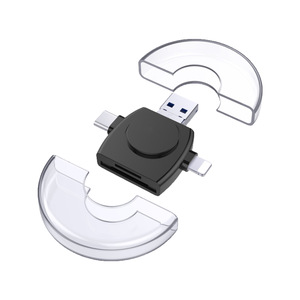 Mobile Phone <strong>Computer</strong> 4 in 1 <strong>Card</strong> Reader DSLR <strong>Camera</strong> Digital SD <strong>Card</strong> TF <strong>Memory</strong> <strong>Card</strong> Reader - Product Image 1