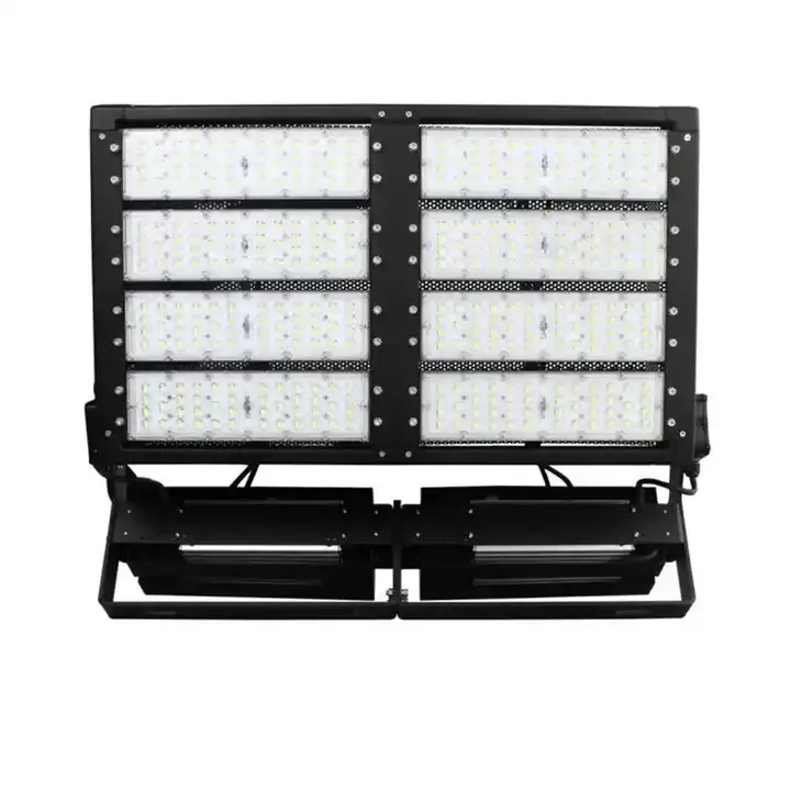 Luz de poste alto antideslumbrante impermeable al aire libre 800W IP66 para estadio/cancha de fútbol Luz de inundación LED modular