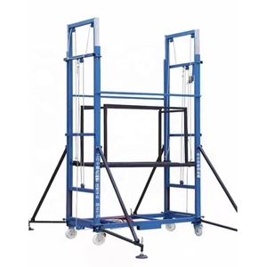 Platform pengangkat perancah listrik dapat dilipat, pengangkat listrik konstruksi dalam ruangan dengan model pengangkat listrik Motor - Product Image 1