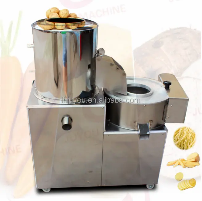 Kommerzielle Ingwer-Kartottenwaschmaschine Schälmaschine einfach zu bedienende Süßkartoffel-Wasch- und Schälmaschine