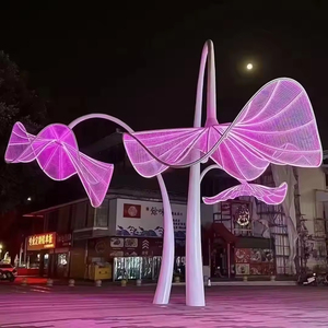 Polished Abstract Tree Sculpture Captivating and Illuminated Outdoor Mascot Inspired by <strong>Nature</strong> - Product Image 2