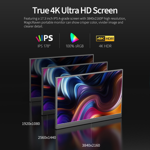 17.3 17 Inch IPS <strong>LCD</strong> 2.5K Screen <strong>Monitor</strong> 4K Portable <strong>Monitor</strong> Screen <strong>Computer</strong> <strong>Display</strong> - Product Image 2