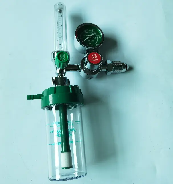 Медицинский газовый регулятор давления кислорода O2 редуктор кислородный манометр расходомер типа буя