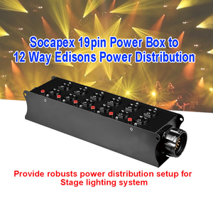 SOCAPEX Power Distro Box 19Pin to 3 Phase Breakout Edisons Power Distribution Equipment - Product Image 4