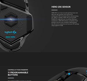 Logitech G502SE Dominator Mouse da gioco Wireless Esports programmazione Macro competitiva mangia pollo Mouse 11 Usb Optical Stock RGB - Product Image 2