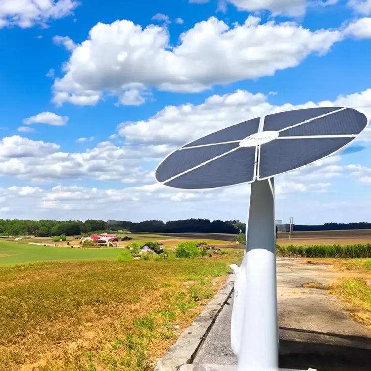 Panneaux solaires de forme personnalisée système de suivi à double axe 1500w traqueur de soleil de jardin domestique système d'alimentation d'arbre de panneau solaire avec générateur