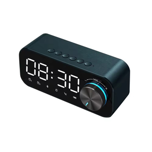 Promoção Melhor Preço Hot Selling Music Player Led <span class=keywords><strong>Bluetooth</strong></span> <span class=keywords><strong>Speaker</strong></span> Com Display Digital Tf Card Desk Table Alarm Clock <span class=keywords><strong>Speaker</strong></span>