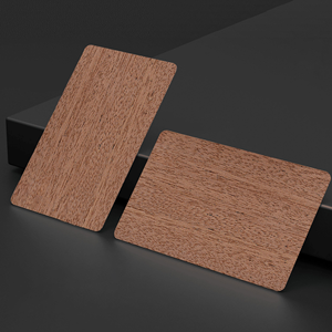 Özelleştirilebilir 13.56MHz RFID NFC ahşap/bambu kartları lazer kazınmış Mini etiketleri için otel anahtar ve iş erişim kontrolü - Product Image 5