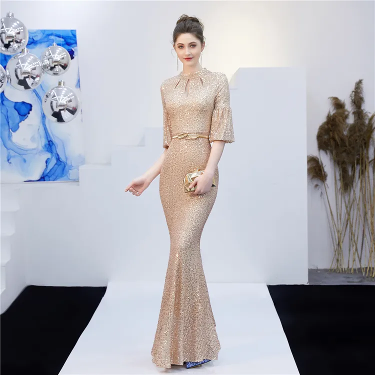 16222 # luxus abendkleider von dubai sexy frau abend prom brautjungfer kleid