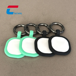 Su geçirmez yazdırılabilir Qr kodu silikon Pet etiketleri çift taraflı baskı anahtarlık kayıp izleme NFC akıllı köpek kimlik etiketi - Product Image 4