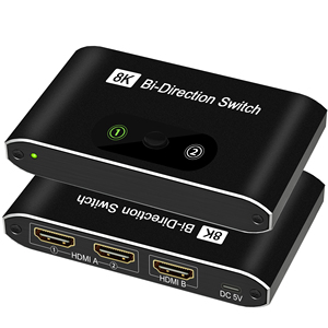 Hdtv-compatible <strong>Splitter</strong> 4k <strong>Switch</strong> Kvm Bi-direction 1x2/2x1 Hdtv-compatible Switcher 2 In1 for Ps4/<strong>3</strong> Tv Box Switcher Adapter