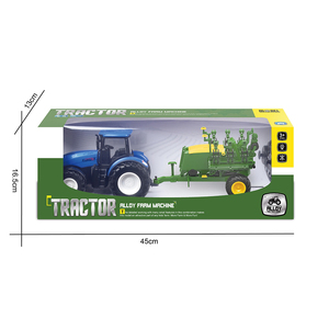 รถไถของเล่น1/24ควบคุมระยะไกล6646H 6 Ch 2.4G รถไถฟาร์ม RC พร้อมไฟ - Product Image 2
